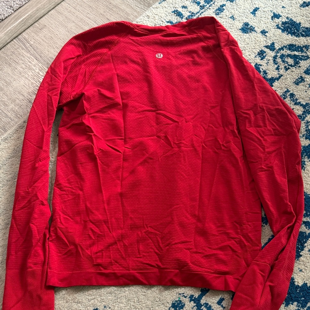 lululemon athletica Red Muscle Tee
